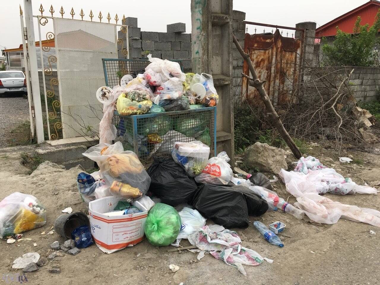 انباشت شدن زباله